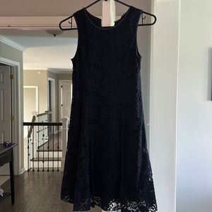 Dark blue girls formal dress